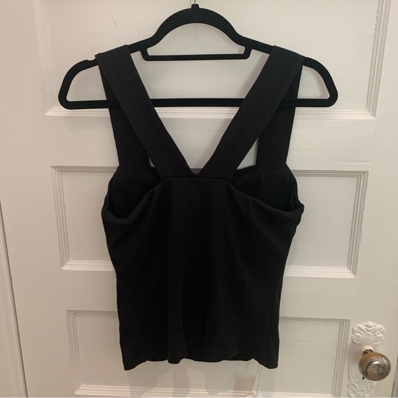Plantive® Square Neck Brami Tank in black, Size L - Picture 5 of 8